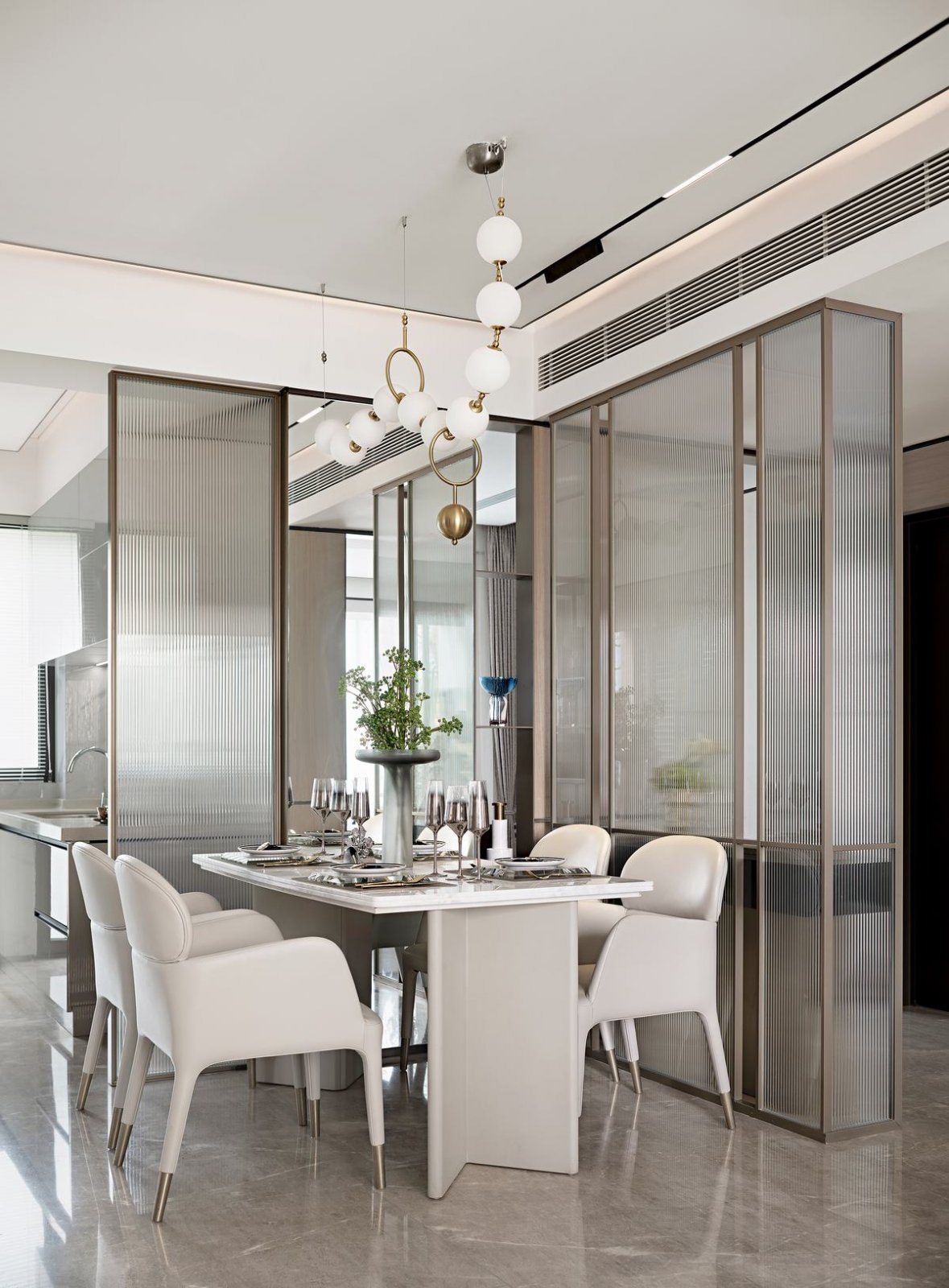 日式侘寂风格室内设计家装案例-餐厅 日式侘寂风格室内设计家装案例-餐厅