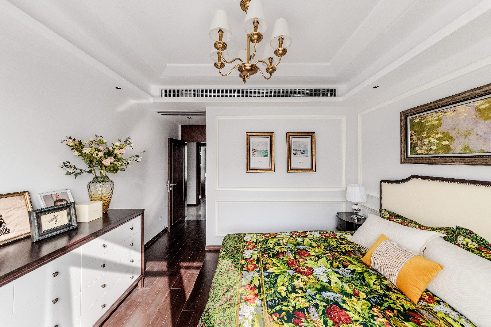 美式田园风格家装设计室内装修效果图-主卧 美式田园风格家装设计室内装修效果图-主卧