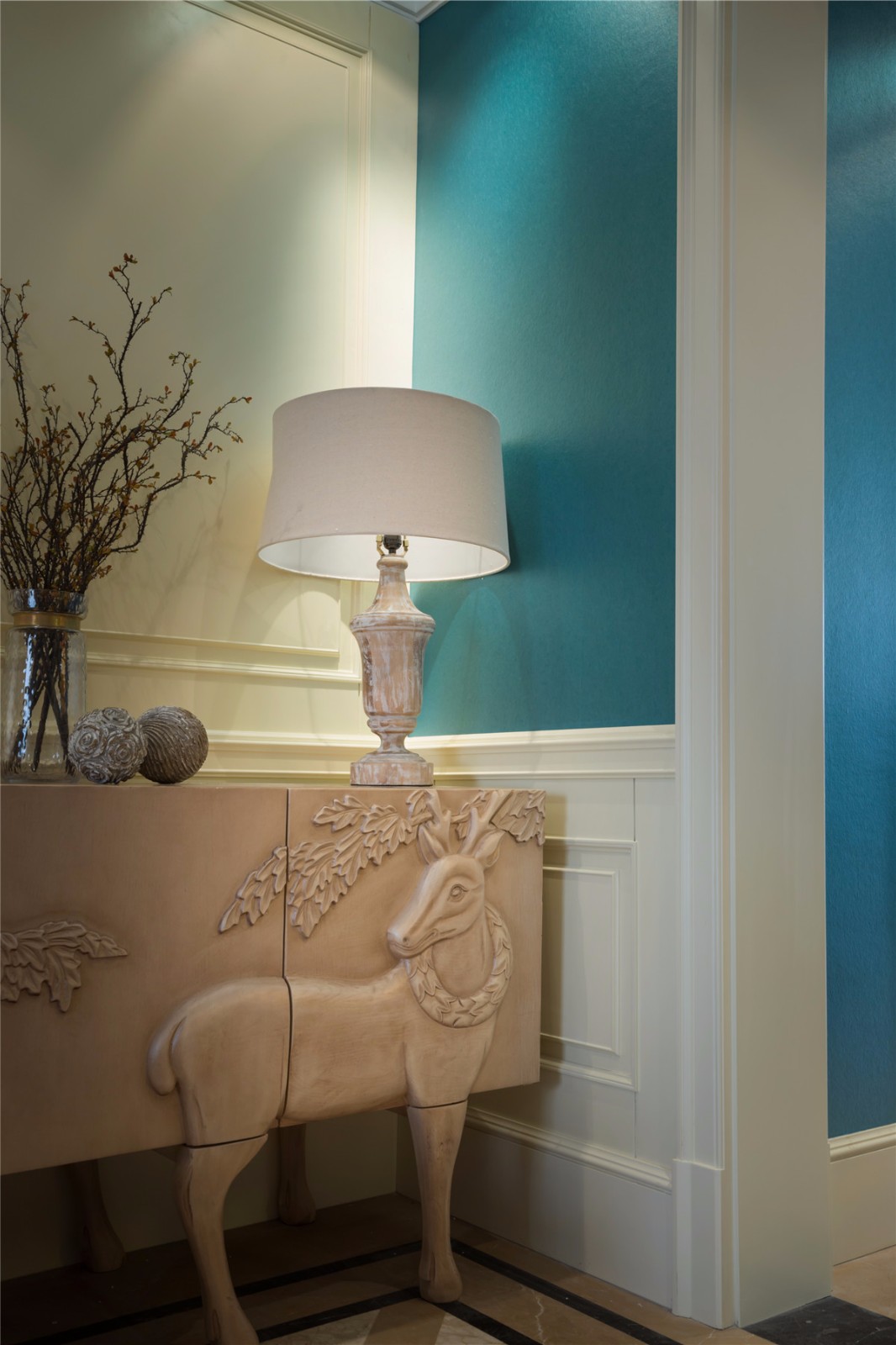 田园混搭风格家装设计室内装修效果图-玄关 田园混搭风格家装设计室内装修效果图-玄关